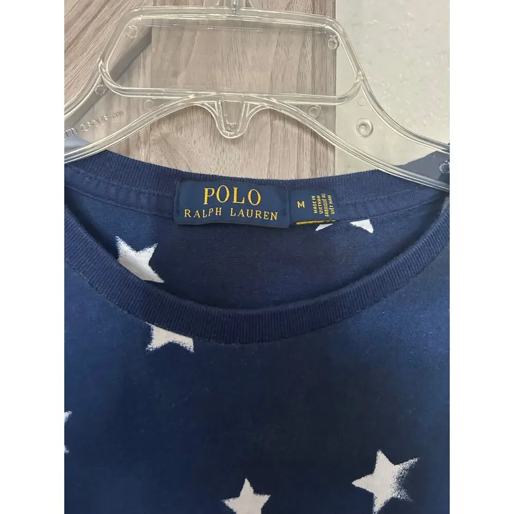 Polo Ralph Lauren Mens Med short sleeve red white blue